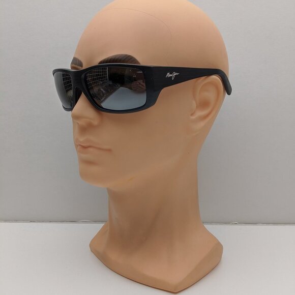 🕶️Made in Italy! Maui Jim MJ123-02W Wassup Sunglasses 60.5/17 120 /ALK144🕶️ - Picture 9 of 9